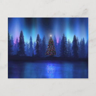 Cartão Postal De Festividades Gorgeous Deep Blue Christmas Cards and Gifts