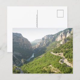 Cartão Postal De Festividades Gorges du Verdon, França