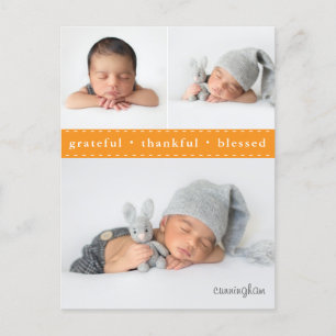 Cartão Postal De Festividades Gracioso Graças Abençoado Fotos de Ação de Gra