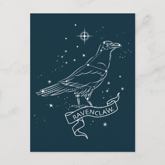 Cartão Postal De Festividades Gráfico de constelação RAVENCLAW™ (Frente)