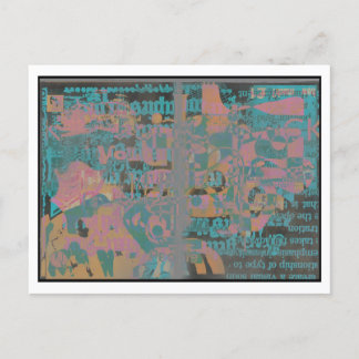 Cartão Postal De Festividades Graphic Mess