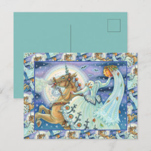 CARTÃO POSTAL DE FESTIVIDADES GRAU DE SONOLO, PALOMINO SEM CABEÇA