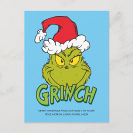 Cartão Postal De Festividades Grinch Clássico | Bonzinho ou Malvado