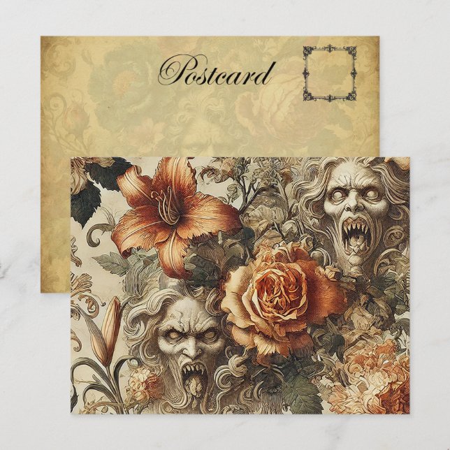 Cartão Postal De Festividades Grotesque Elegance - Vitoriano Gótico (Frente/Verso)