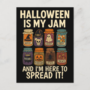 Cartão Postal De Festividades Halloween É Meu Emperramento - Engraçado Design de