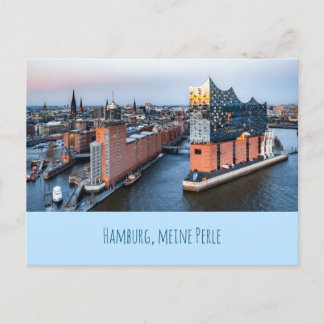 Cartão Postal De Festividades Hamburg, meine Perle - Postkarte Erinnerungskarte 