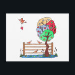 Cartão Postal De Festividades Hang Your Heart<br><div class="desc">custom</div>