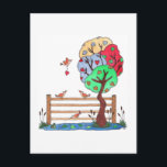 Cartão Postal De Festividades Hang Your Heart<br><div class="desc">custom</div>