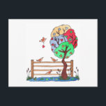 Cartão Postal De Festividades Hang Your Heart<br><div class="desc">custom</div>