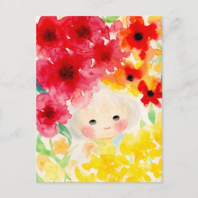 Cartão Postal De Festividades happiness (Frente)