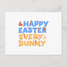 Cartão Postal De Festividades Happy Easter