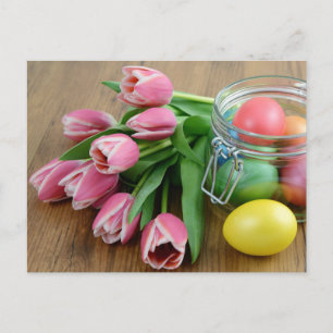Cartão Postal De Festividades Happy Easter