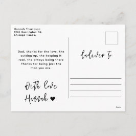 Cartão Postal De Festividades Happy Father’s Day Photo | Custom Dad Ever