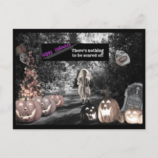 Cartão Postal De Festividades Happy  Halloween ポストカード【怖い物はない！】