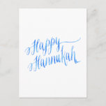 Cartão Postal De Festividades Happy Hanukkah Chanukah HANNUKKAH HANUKA<br><div class="desc">Use our cool template, artwork, photo, graphic, or illustration, then add a name, text, quote, or monogram to create your own custom or monogrammed portrait photo post card. Click the "Customize it!" button to make it totally customized. These post cards are great gifts for men, women, and kids (and you,...</div>