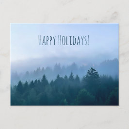 Cartão Postal De Festividades Happy Holiday Christmas Postcard