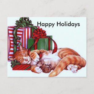 Cartão Postal De Festividades Happy Holidays#2