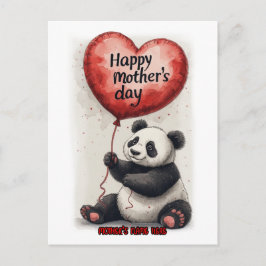 Cartão Postal De Festividades Happy Mother's Day on a Holiday Postcard