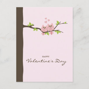 Cartão Postal De Festividades Happy Valentine's Day Card