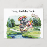 Hawaiian Golfer Birthday