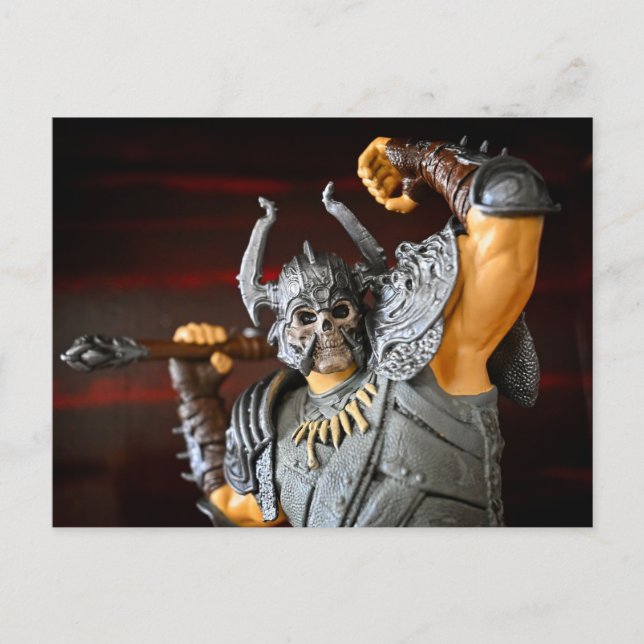 Cartão Postal De Festividades Herói da Fotografia de Brinquedo legal (Frente)