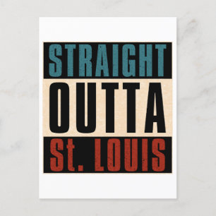 Cartão Postal De Festividades Hetero fora da Rua, Louis Missouri MO