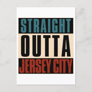 Cartão Postal De Festividades Hetero fora de Jersey City New Jersey NJ