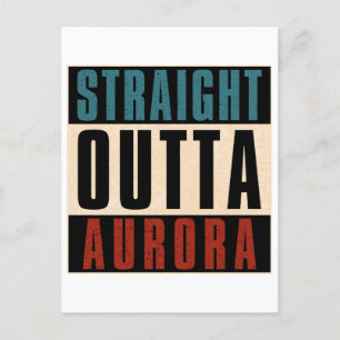 Cartão Postal De Festividades Hetero Outta Aurora Colorado CO