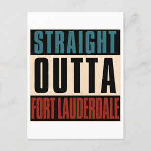 Cartão Postal De Festividades Hetero Outta Fort Lauderdale Florida FL