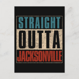 Cartão Postal De Festividades Hetero Outta Jacksonville Florida FL EUA
