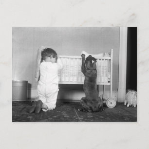 Cartão Postal De Festividades História de Natal por volta de 1924