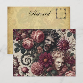 Cartão Postal De Festividades História de Sangue - Vitoriano Gótico