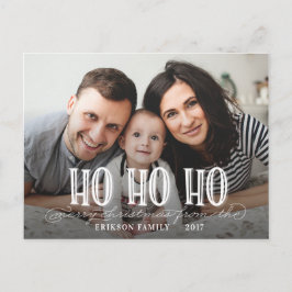 CARTÃO POSTAL DE FESTIVIDADES HO HO HO