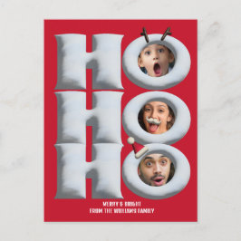 Cartão Postal De Festividades HOHOHO! Crie seu próprio cartão de Natal!