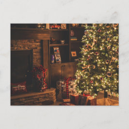 Cartão Postal De Festividades Holiday Haven: Cartão-postal da árvore de Natal