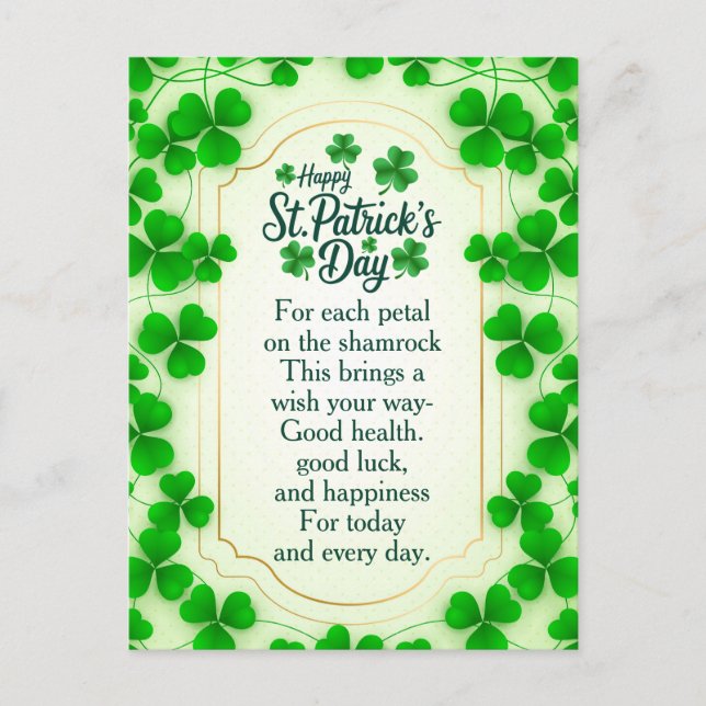 Cartão Postal De Festividades Holiday Postcard (Frente)