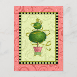 Cartão Postal De Festividades Holiday Tree I Card