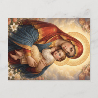 Cartão Postal De Festividades Holy Mother of God – Divine Love & Protection´11