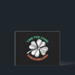 Cartão Postal De Festividades Hora De São Patrício Para Alguns Shenanigans Festa<br><div class="desc">Hora do Patrick para uma festa de trevo de Shenanigans</div>