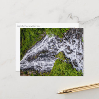 Cartão Postal De Festividades Horsetail Falls Thompson Pass Valdez Alaska