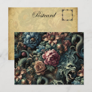 Cartão Postal De Festividades Howl of the Gilded Wild - Gótico Vitoriano