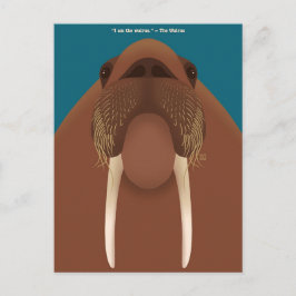 Cartão Postal De Festividades I am the Walrus Postcards