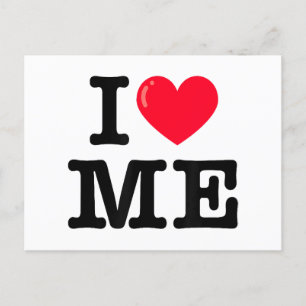 Cartão Postal De Festividades I Heart ME Classic