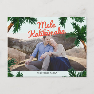 Cartão Postal De Festividades Ilha Greeting Holiday