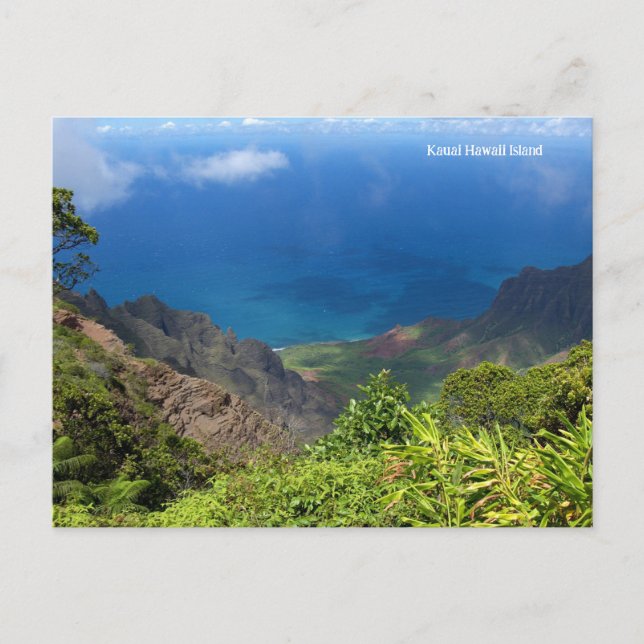 Cartão Postal De Festividades Ilha Kauai Hawaii (Frente)
