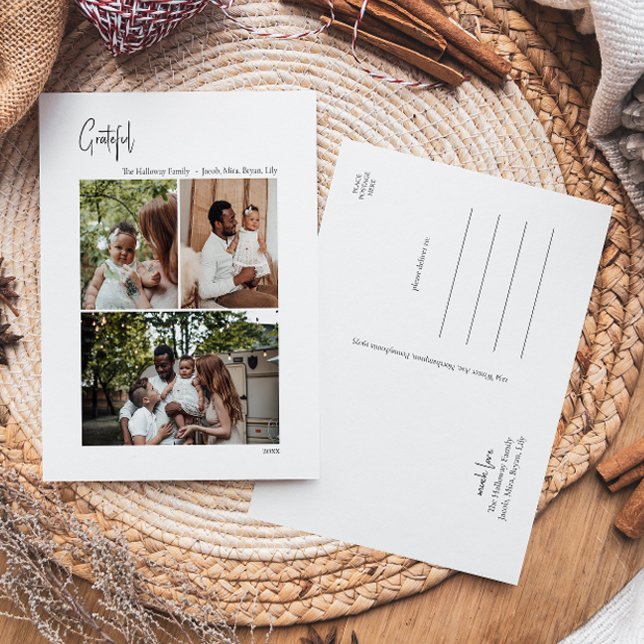 Cartão Postal De Festividades Imagem Vertical 3 Grateful com Script de Natal Mod (Criador carregado)