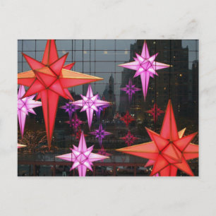 Cartão Postal De Festividades In New York City. Christmas decoration inside