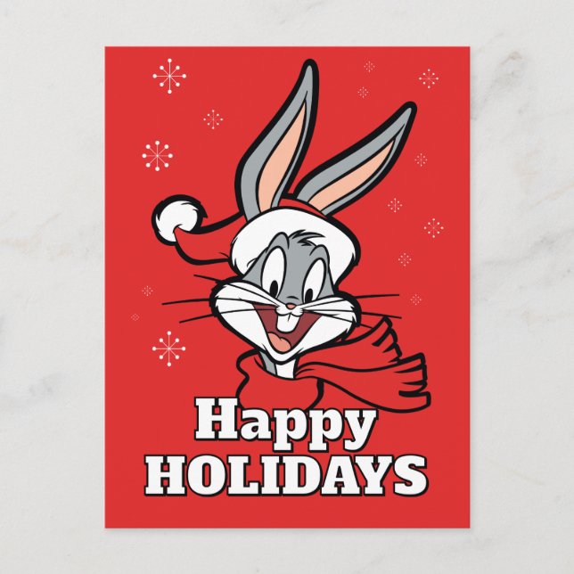 Cartão Postal De Festividades INSETOS BUNNY™ Holiday Cheer (Frente)
