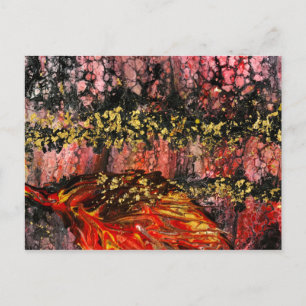 Cartão Postal De Festividades Inspirado pelos Incêndios da Califórnia, Sequoia q