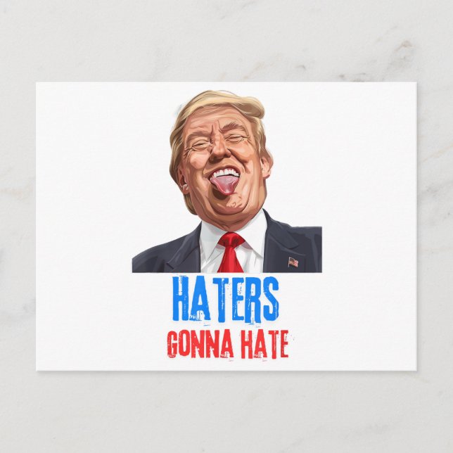 Cartão Postal De Festividades Invejantes engraçados odiarão citação, engraçado d (Frente)